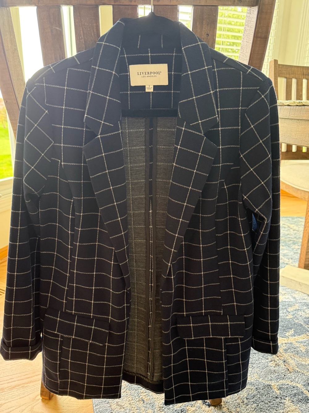 Liverpool Navy & White Blazer